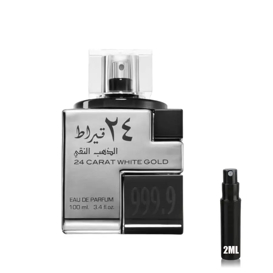 24 carat white gold - Lattafa - Decant Samples - Image 3